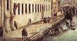 Canaletto Canvas Paintings - Rio dei Mendicanti (detail)